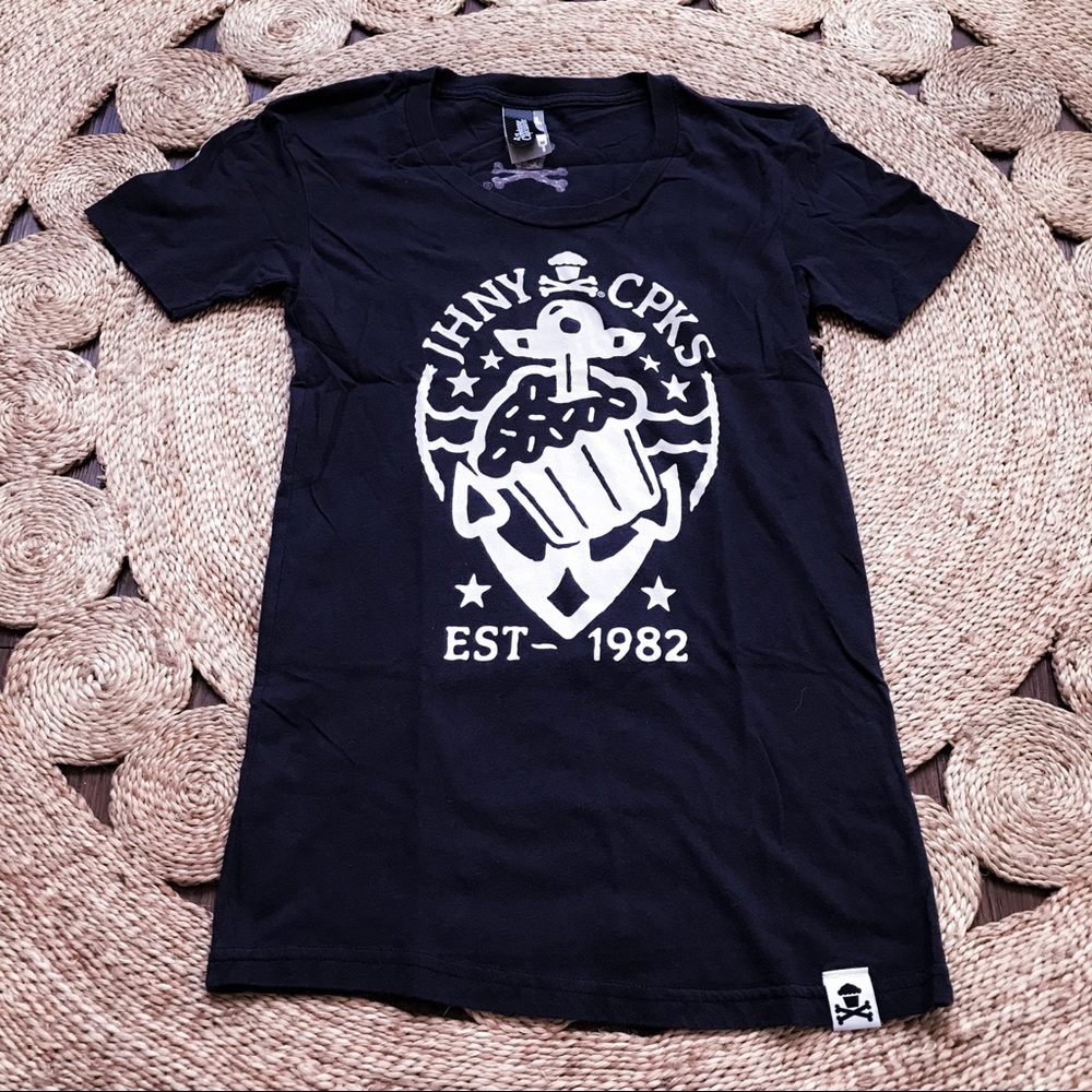 Johnny Cupcakes Limited Edition Nautical T-shirt Collectors Item Collectible